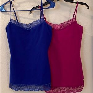 2 Express Camisoles with Bras